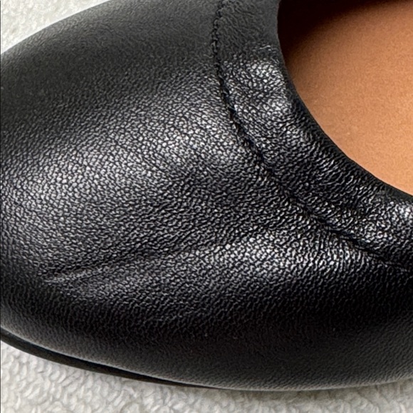 Fitflop Black Leather Allegro Ballerina Flat Size 5 - Picture 13 of 13